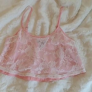 Forever 21 lace crop top